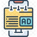 Advertising Digital Phon Icon