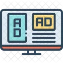 Adspace Mockup Advertising Icon
