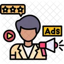 Advertising Business Feedback Icon