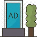 Advertising Banner Outdoor Icon