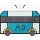 Advertising Bus Poster Icon