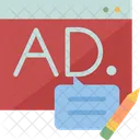 Advertising Editing Design Icon