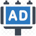 Advertising banner  Icon