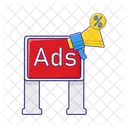 Advertising billboard  Icon