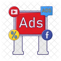 Advertising billboard  Icon