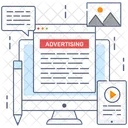 Advertising Content  Icon