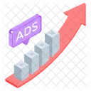 Advertising growth  Icon