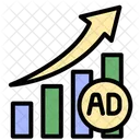 Advertising growth  アイコン