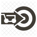 Advertising Cart Ecommerce Icon