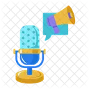 Advertising Microphone Megaphone Icon