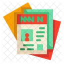 Advertising In Newspaper  Icon