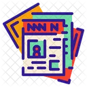 Advertising In Newspaper  Icon