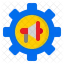 Advertising Management Advertising Gear Icon