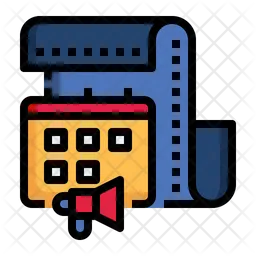Advertising Media Scheduling  Icon