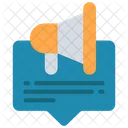 Advertising Message  Icon