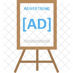 Advertising stand  Icon