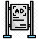 Advertising Stand  Icon