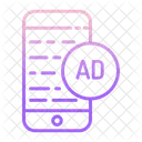 Advertising Text  Icon