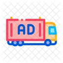 Advertising Truck Outdoor Icon
