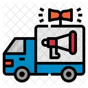 Truck Promotion Advertising Icon