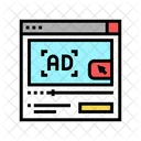 Video Advertisement Color Icon