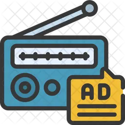 Advertisment Radio  Icon