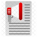 Advertorial Document File Icon
