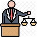 Advogados Representacao Juridico Ícone