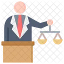 Advogados Representacao Juridico Ícone