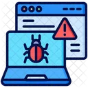Adware Webpage Bug Icon