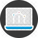 Adwords Online Graph Web Analytics Icon