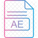 Ae File Format Icon