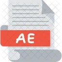 Ae Ae File Ae Format Icon