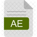 Ae File Format Icon