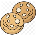 Aebleskiver Pancake Balls Icon