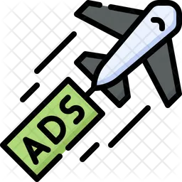 Aerial advertisement  Icon