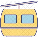 Aerial Lift Ropeway Chairlift Icon