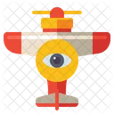 Aerial Reconnaissance Drone Photography Icon
