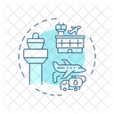 飛行場管制  アイコン