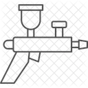 Aerografo De Borde Fino Icono
