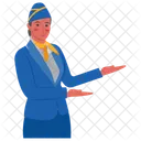 Aeromoça  Ícone