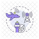 Aviation Airspace Flight Icon