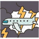 Aeronaves Tempestade Turbulencia Ícone