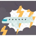 Aeronaves Tempestade Turbulencia Ícone