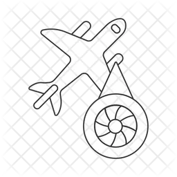 Aeroplane engine  Icon
