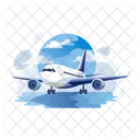 Aeroplane Flight Takeoff Icon