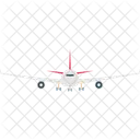 Aeroplane Air Travel Aircraft Icon