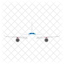 Aeroplane Air Travel Aircraft Icon