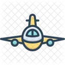 Plan Aeroplane Flying Icon