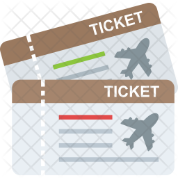 Aeroplane Ticket Icon